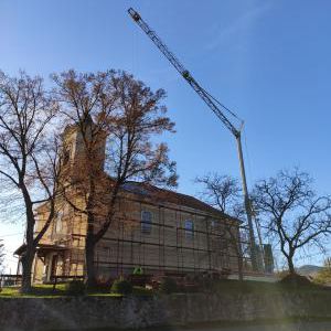 Templom tetőszerkezetének rekonstrukciója